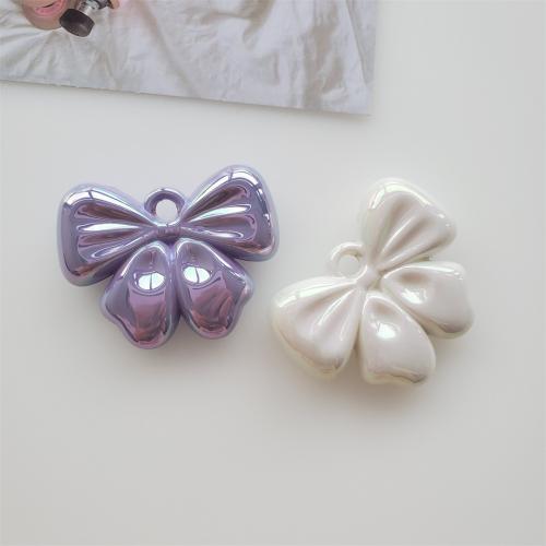 Acrylic Pendants, Bowknot, DIY, more colors for choice, 44.50mm, 50PCs/Bag, Sold By Bag