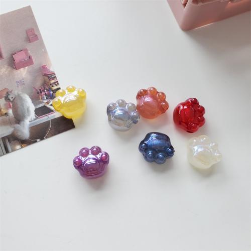 Acrylic Jewelry Beads, Claw, DIY, more colors for choice, 18.50mm, 200PCs/Bag, Sold By Bag