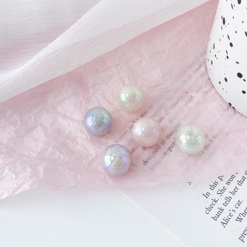 Perles  acrylique plaqué , Rond, Placage UV, DIY, plus de couleurs à choisir, 16mm, 200PC/sac, Vendu par sac