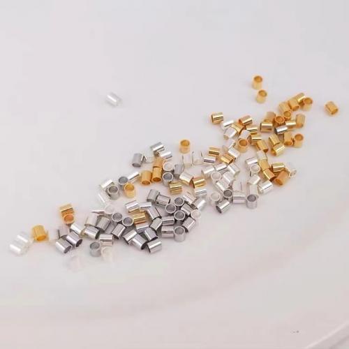 Brass Tube Beads, plated, DIY & different size for choice, more colors for choice, 500PCs/Bag, Sold By Bag