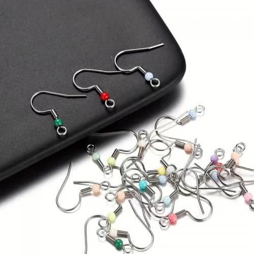 Stainless Steel Hook Earwire 304 Stainless Steel DIY mixed colors Sold By Bag