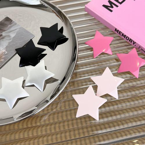 Alligator Hair Clip Zinc Alloy Star stoving varnish fashion jewelry & for woman nickel lead & cadmium free Sold By PC