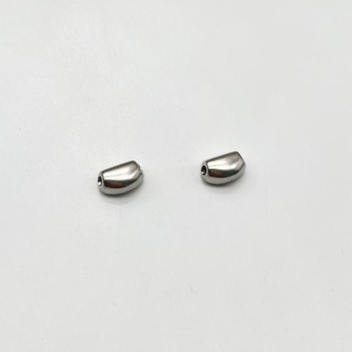 Perlas de acero inoxidable, acero inoxidable 304, Bricolaje & pulido por máquina, 11x7mm, agujero:aproximado 2mm, Vendido por UD