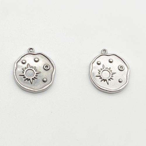 Stainless Steel Pendants, 304 Stainless Steel, DIY & machine polishing, 15x17mm, Hole:Approx 1mm, Sold By PC