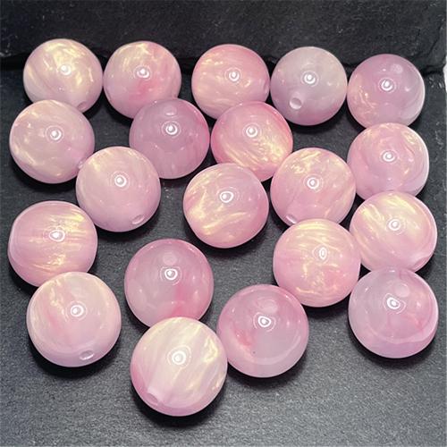 Acrylic Jewelry Beads, Round, DIY & imitation cats eye, more colors for choice, 15.98mm, Hole:Approx 2.37mm, Approx 100PCs/Bag, Sold By Bag