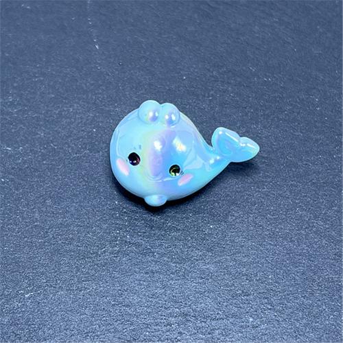 Plated Acrylic Beads Dolphin UV plating DIY Approx 4.86mm Approx Sold By Bag