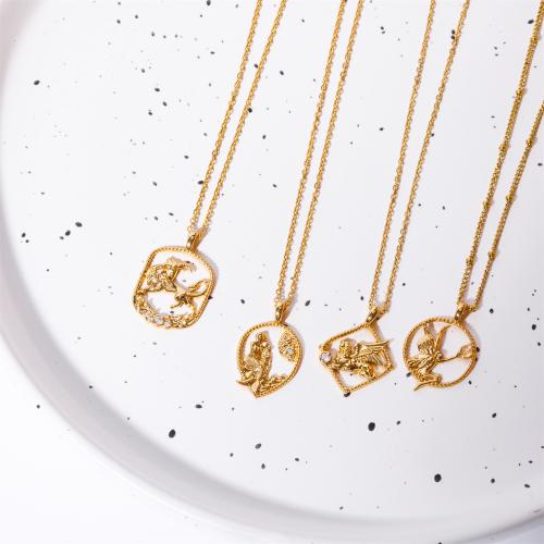 Brass κολιέ, Ορείχαλκος, με Οπάλιο, με 5cm επεκτατικού αλυσίδας, επιχρυσωμένο, κοσμήματα μόδας & διαφορετικά στυλ για την επιλογή & για τη γυναίκα, χρυσός, νικέλιο, μόλυβδο και κάδμιο ελεύθεροι, Μήκος Περίπου 45 cm, Sold Με PC