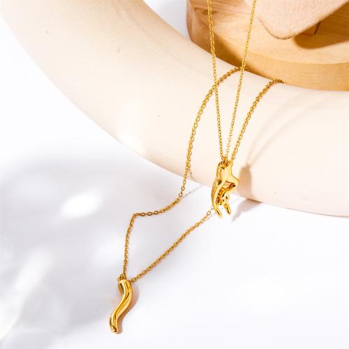 Brass Necklace, with 5cm extender chain, 14K gold plated, fashion jewelry & different styles for choice & for woman, nickel, lead & cadmium free, Length:Approx 45 cm, Sold By PC