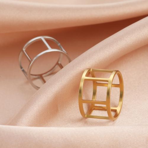 Stainless Steel Finger Ring 304 Stainless Steel plated fashion jewelry & Unisex  nickel lead & cadmium free mm Sold By PC