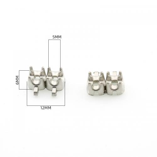 316 Stainless Steel Claw Setting DIY original color Sold By PC