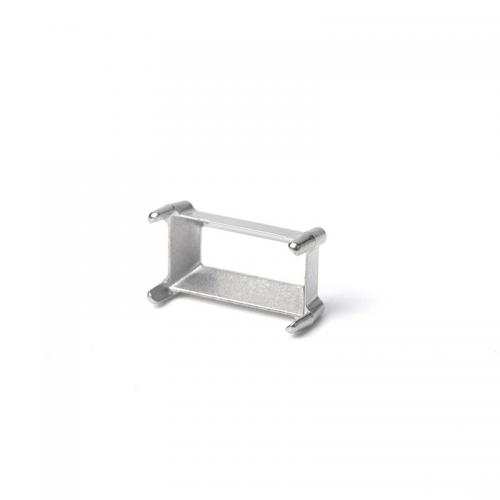 316 Stainless Steel Claw Setting, Rectangle, DIY & different size for choice, original color, Sold By PC