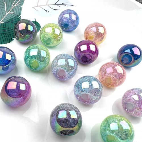Acryl sieraden kralen, DIY, gemengde kleuren, 22mm, 200pC's/Bag, Verkocht door Bag
