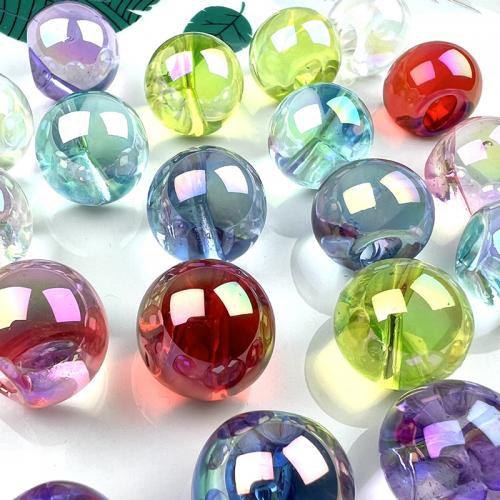 Acrylic Jewelry Beads, DIY, mixed colors, 17mm, 200PCs/Bag, Sold By Bag