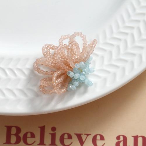 DIY Jewelry Supplies Glass Beads Flower handmade Sold By Bag