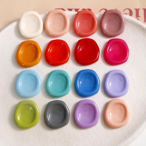 Mobile Phone DIY Decoration, Resin, irregular, more colors for choice, 20x18mm, 100PCs/Bag, Sold By Bag