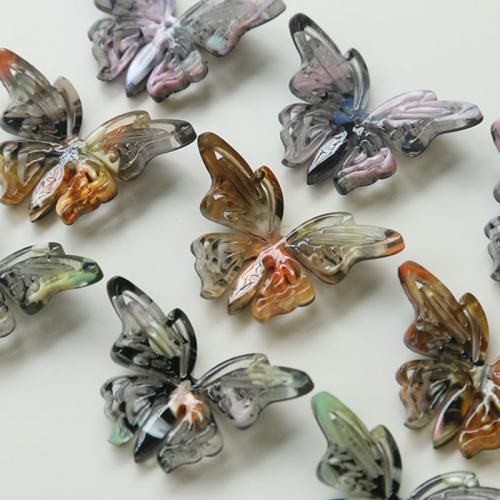 Hair Accessories DIY Findings Acetate Butterfly stoving varnish Sold By Bag