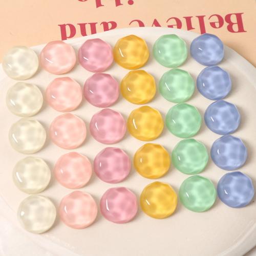 Mobile Phone DIY Decoration, Resin, Dome, more colors for choice, 16x16mm, 100PCs/Bag, Sold By Bag