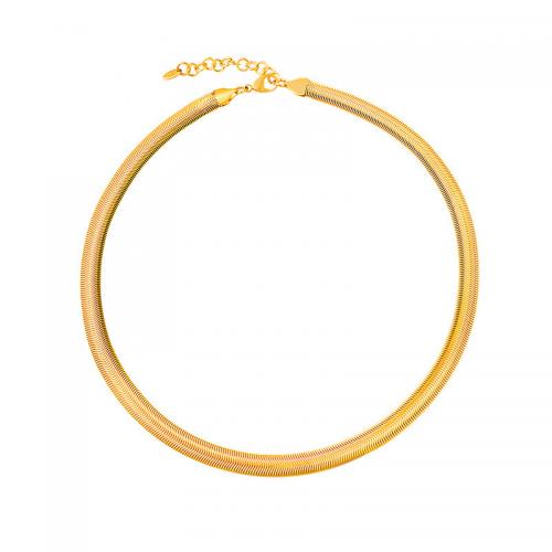 Titan stål halsband, med 1.97inch extender kedja, mode smycken & för kvinna, fler färger för val, Längd Ca 17.32 inch, Säljs av PC