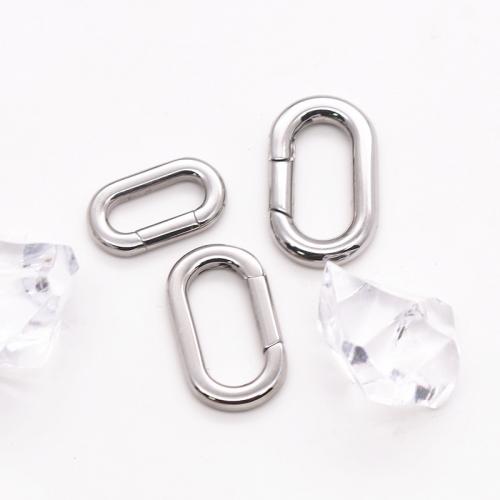 Stainless Steel Jewelry Clasp, 304 Stainless Steel, polished, different size for choice, original color, Sold By PC