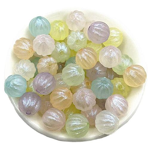 Acryl Schmuck Perlen, Kürbis, DIY, keine, 11mm, Bohrung:ca. 1.5mm, ca. 670PCs/Tasche, verkauft von Tasche