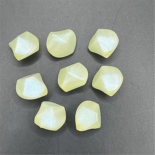 Acryl Schmuck Perlen, Vieleck, DIY, keine, 14mm, ca. 700PCs/Tasche, verkauft von Tasche