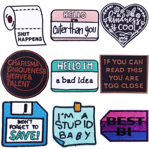 Sewing on Patch, Cotton, DIY & different size for choice, more colors for choice, 10PCs/Lot, Sold By Lot