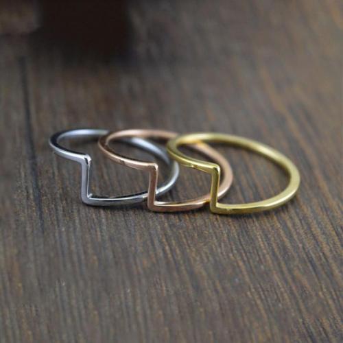 Titan Edelstahl Ringe, Titanstahl, plattiert, unisex & verschiedene Größen vorhanden, keine, frei von Nickel, Blei & Kadmium, width:1mm,thickness:1.3mm, verkauft von PC