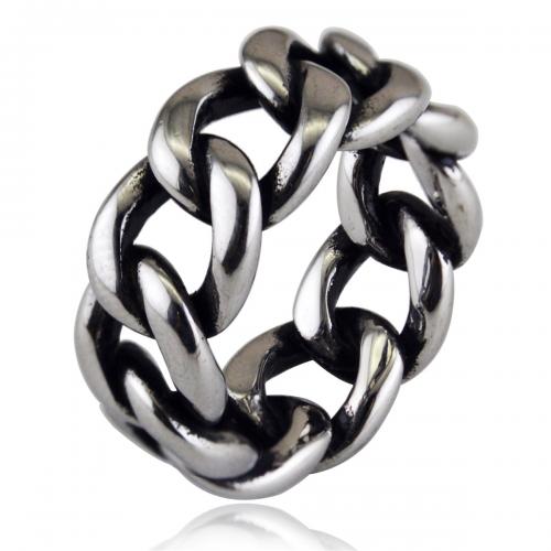Titanium Steel Finger Ring, polished, Unisex & different size for choice, original color, nickel, lead & cadmium free, width:10mm,thickness:3mm, Sold By PC