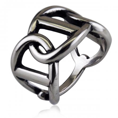 Titanium Steel Finger Ring, polished, Unisex & different size for choice, original color, nickel, lead & cadmium free, width:14mm,thickness:2mm, Sold By PC