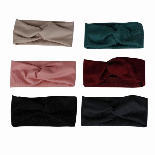 Headband Polyester knit elastic & for woman Sold By PC