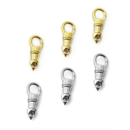 Brass Jewelry Clasps, polished, DIY, more colors for choice, Hole:Approx 2.2mm, Sold By PC