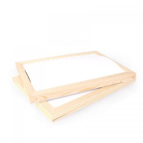 Multi Purpose Display PU Leather with Wood Rectangle Sold By PC