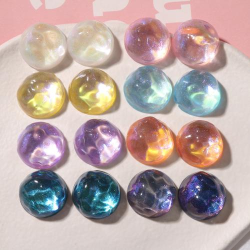 Mobile Phone DIY Decoration, Resin, Dome, polished, more colors for choice, 20x20mm, 100PCs/Bag, Sold By Bag