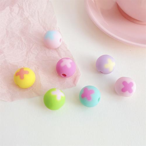 Acrylic Jewelry Beads DIY 15mm Sold By Bag