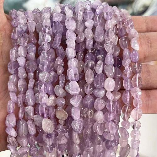 Natural Amethyst Beads, Nuggets, DIY, light purple, 6x8mm, Sold Per Approx 38 cm Strand