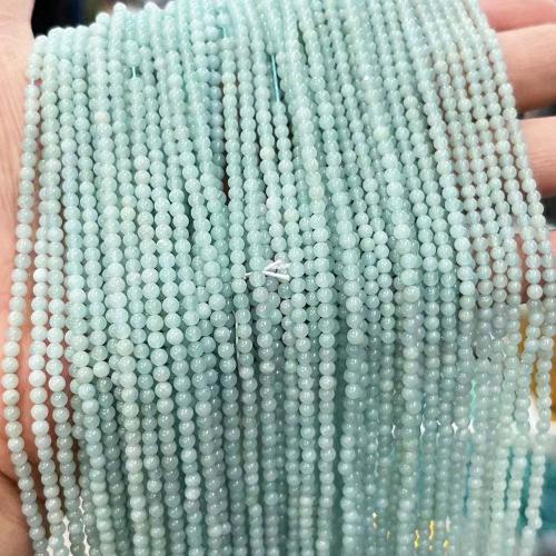Natural Amazonite Beads, ​Amazonite​, Round, DIY, skyblue, 3mm, Approx 108PCs/Strand, Sold By Strand
