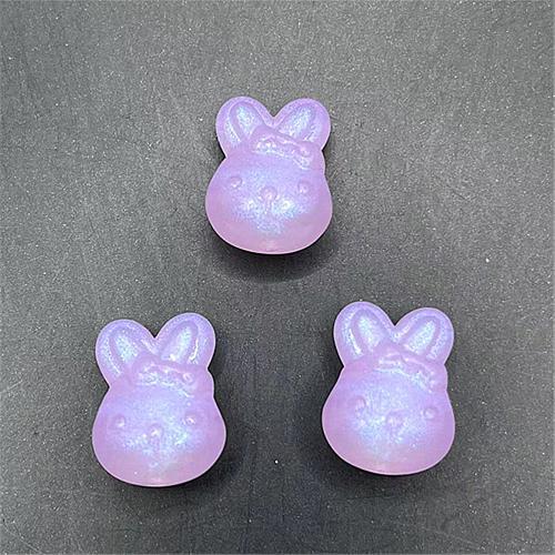Acrylic Jewelry Beads Rabbit DIY & luminated Approx 2mm Approx Sold By Bag