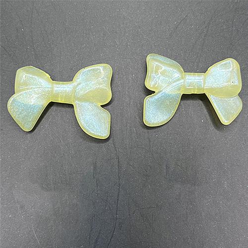Acrylic Jewelry Beads, Bowknot, DIY, more colors for choice, 22x30mm, Approx 280PCs/Bag, Sold By Bag