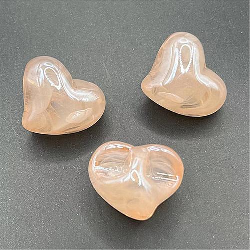 Akryl smycken pärlor, Hjärta, DIY, fler färger för val, 17x20mm, Ca 100PC/Bag, Säljs av Bag
