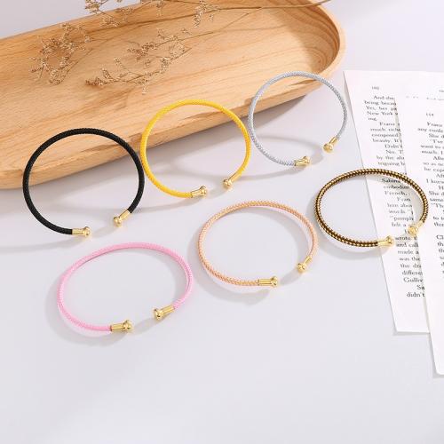 Stainless Steel Bangle, Knot Cord, with 304 Stainless Steel, plated, fashion jewelry & for woman, more colors for choice, nickel, lead & cadmium free, Inner Diameter:Approx 58mm, Sold By PC