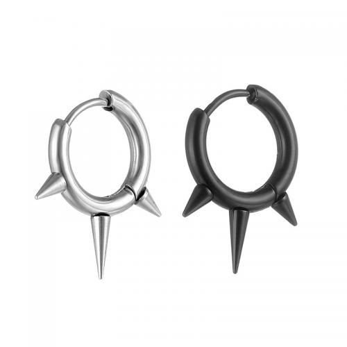 Stainless Steel Lever Back Earring, 316L Stainless Steel, polished, Unisex, more colors for choice, The face width is 2.5 mm, the inner diameter is 10 mm, Sold By PC