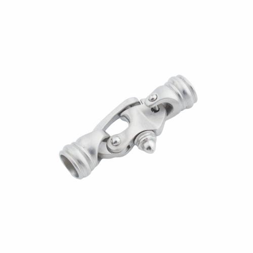 Stainless Steel Jewelry Clasp, 304 Stainless Steel, DIY, original color, 42x16mm, Hole:Approx 6.5x6.5mm, 5PCs/Lot, Sold By Lot