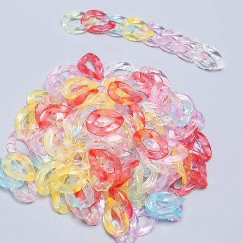 Acrylic Connectors, DIY, more colors for choice, 24x17.30mm, 100PCs/Bag, Sold By Bag