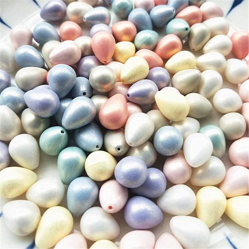 Acrylic Jewelry Beads, Teardrop, DIY, more colors for choice, 9x13mm, Approx 750PCs/Bag, Sold By Bag