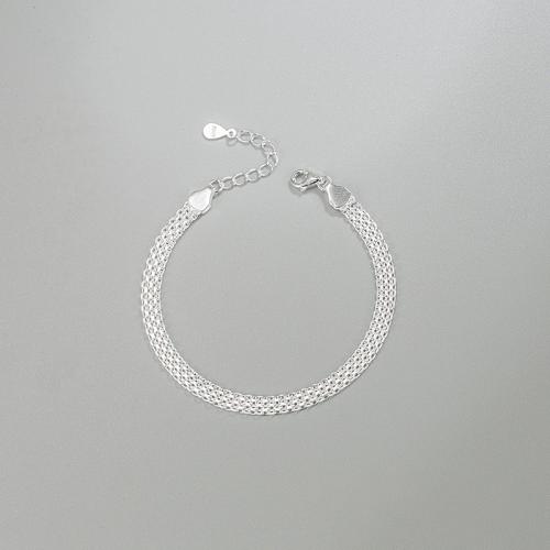 925 Sterling Silver Bangle Bracelet, with 1.37inch extender chain, fashion jewelry & Unisex, nickel, lead & cadmium free, Length:Approx 6.1 Inch, Sold By PC