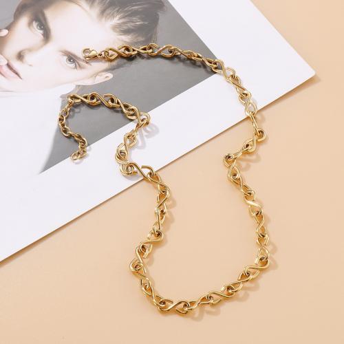 Titanstahl Halskette, Modeschmuck & für den Menschen, keine, 8mm, Länge:ca. 19.69 ZollInch, verkauft von PC