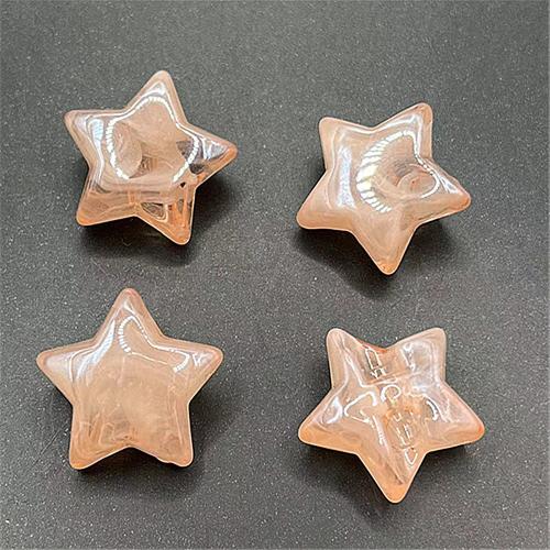 Acryl Schmuck Perlen, Stern, DIY, keine, 19mm, ca. 100PCs/Tasche, verkauft von Tasche