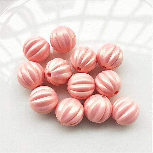Acrylic Jewelry Beads, Pumpkin, DIY & different size for choice, more colors for choice, Sold By Bag
