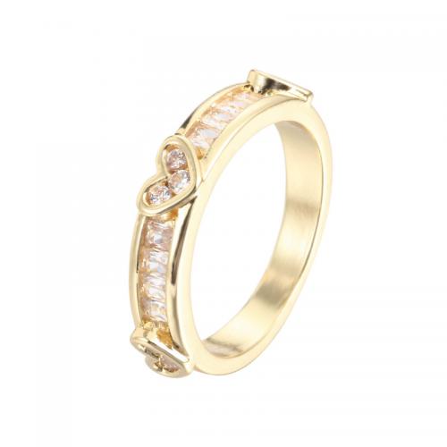 Brass Finger Ring plated Unisex & with rhinestone nickel lead & cadmium free Sold By PC