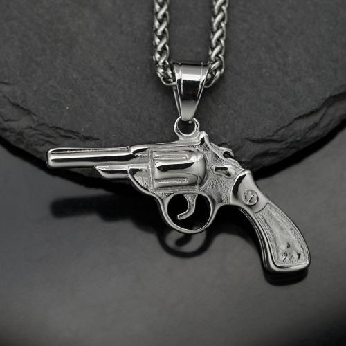 Stainless Steel Pendants 304 Stainless Steel Gun plated DIY original color Sold By PC